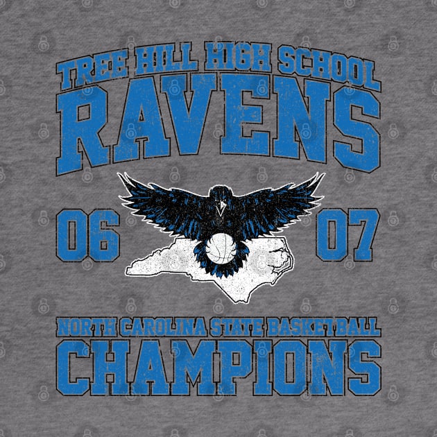 THHS Ravens State Basketball Champions (Variant) by huckblade